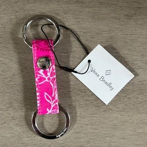 Vera Bradley Pink KeyChain- New w/ Tags